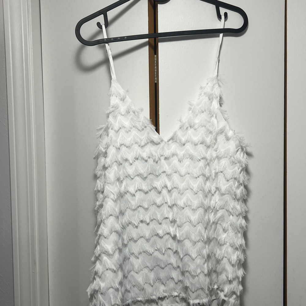 Cupshe White Textured Camisole Top
